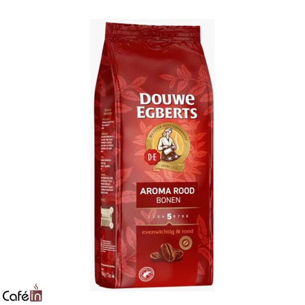 دانه قهوه Douwe egberts مدل Aroma rood