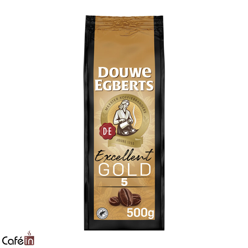 دانه قهوه Douwe egberts مدل excellent gold