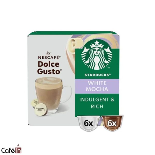 کپسول قهوه دولچه گوستو استارباکس وایت موکا white mocha