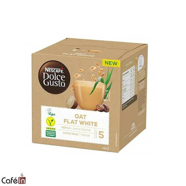 کپسول قهوه دولچه گوستو اوت فلت وایت oat flat white