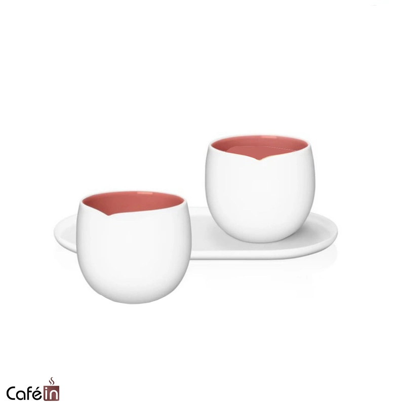 فنجان نسپرسو مدل اوریجین لانگو لیمیتد دو عددی به همراه سینی