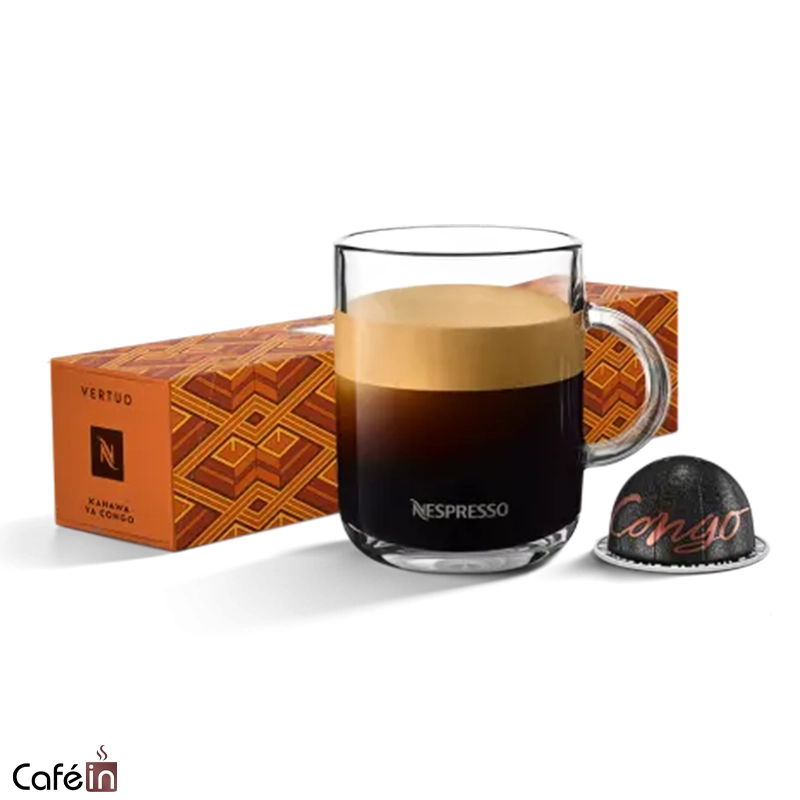 کپسول قهوه ورتو لیمیتد ادیشن کنگو ارگانیک نسپرسو Nespresso vertou Kahawa ya Congo Organic