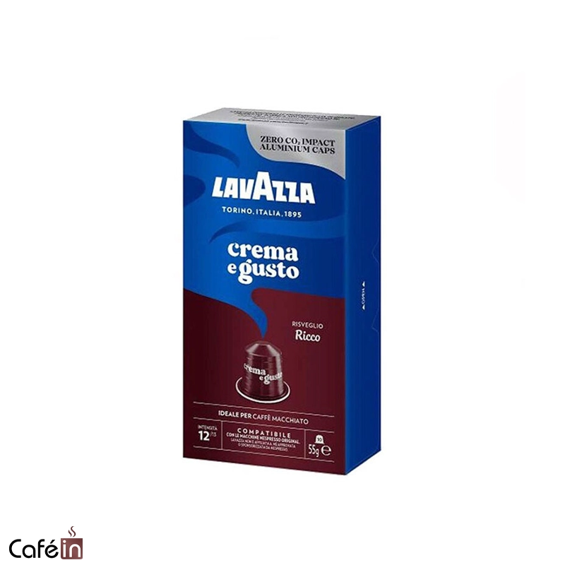 کپسول قهوه نسپرسو لاوازا مدل کرم اِ گاستو ریکو Crema e Gusto Ricco