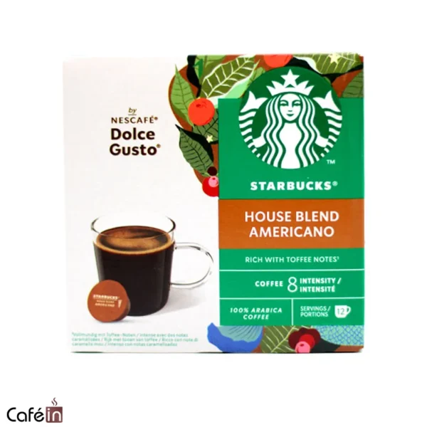 کپسول قهوه دولچه گوستو استارباکس مدل House Blend Americano