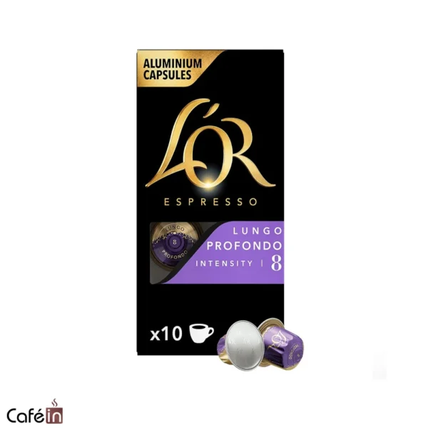 کپسول قهوه نسپرسو لور پروفوندو شدت 8 L’or Lungo Profondo