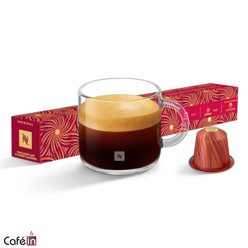 newhome 14 کپسول قهوه نسپرسو مدل دارچین و تمرهندی Cinnamon Tamarind