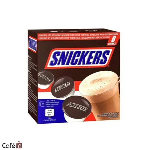 کپسول قهوه دولچه گوستو هات چاکلت مدل اسنیکرز Snickers