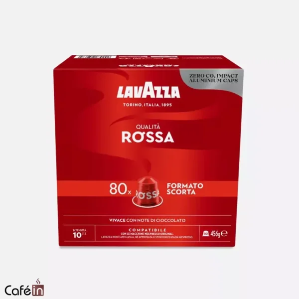 کپسول قهوه نسپرسو لاوازا مدل Qualita Rossa (80 عددی)