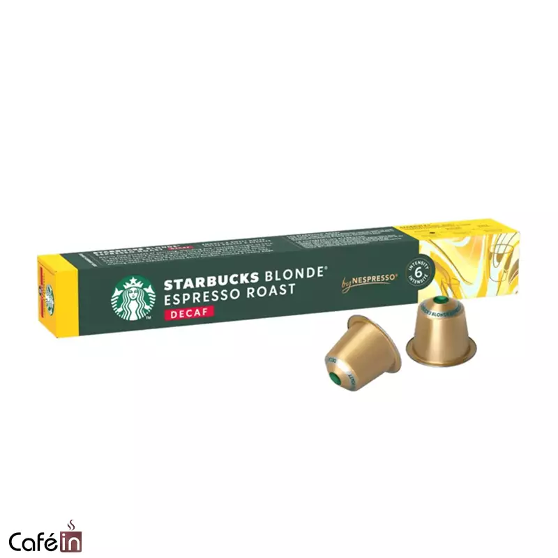 کپسول قهوه استارباکس بدون کافئین مدل Blonde espresso roast
