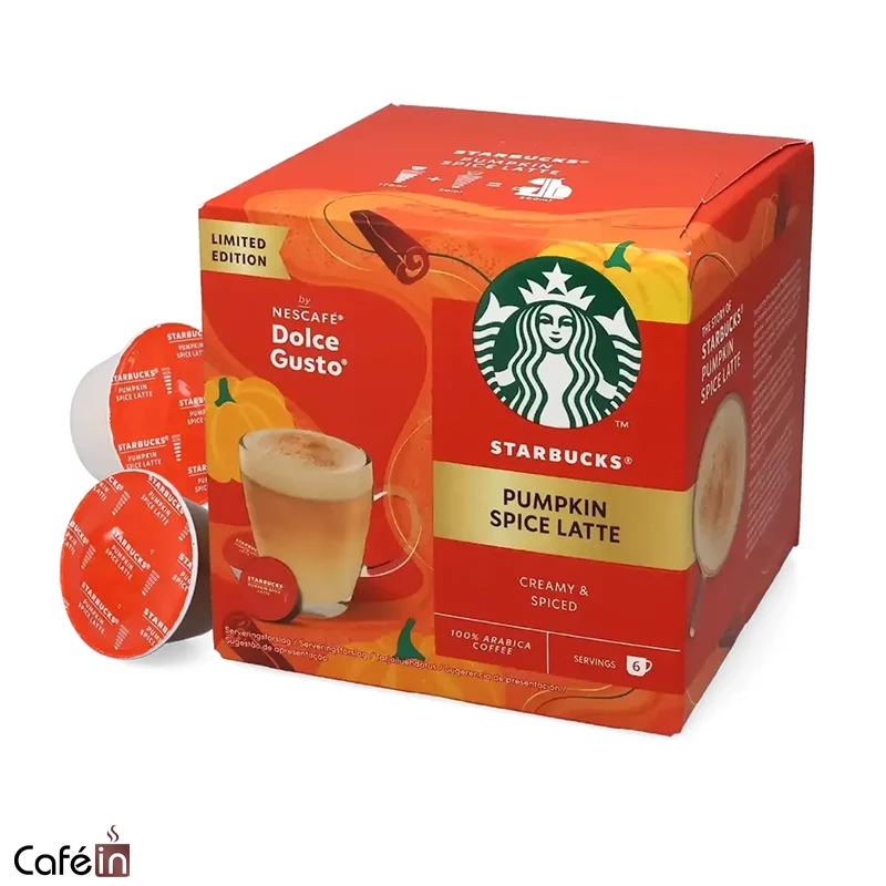 کپسول قهوه دولچه گوستو استارباکس مدل Pumpkin Spice Latte