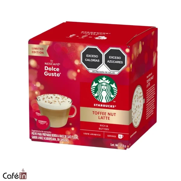 کپسول قهوه دولچه گوستو استارباکس مدل Toffee Nut Latte