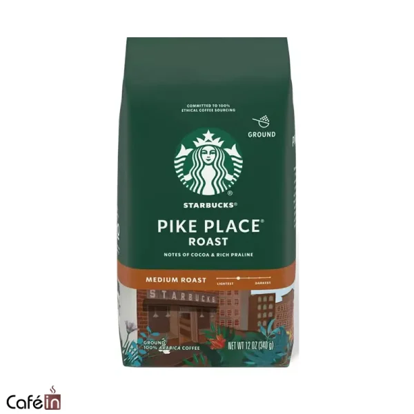 پودر قهوه استارباکس پایک پلیس مدیوم رست 1130 گرم Starbucks Pike Place Roast