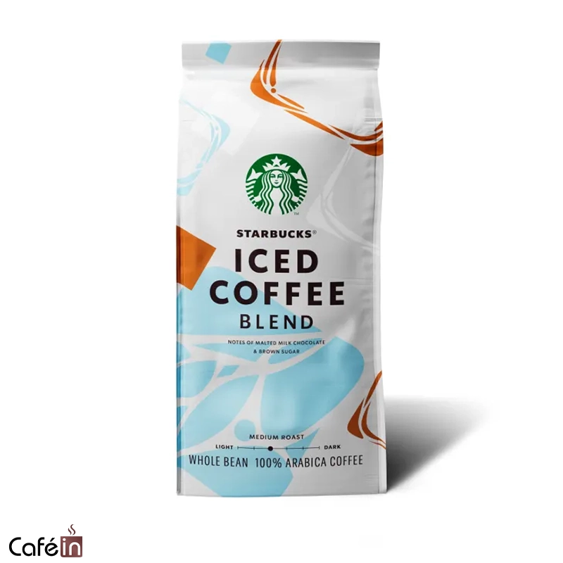 دانه قهوه استارباکس مدل ICED COFFEE BLEND ( 250 گرمی) 