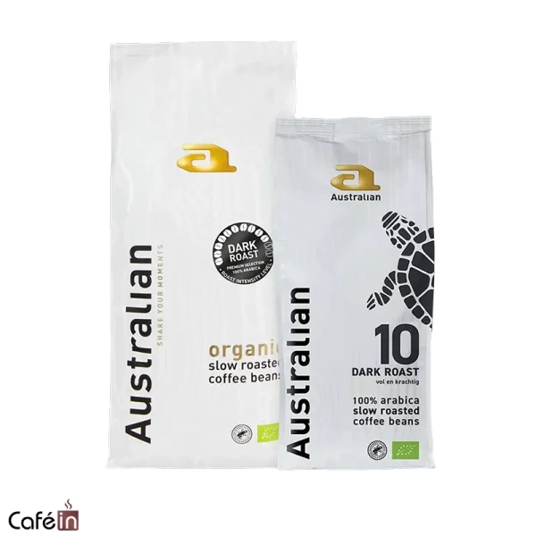 دانه قهوه مدل 10 Australian Organic Dark Roast (500 گرمی)