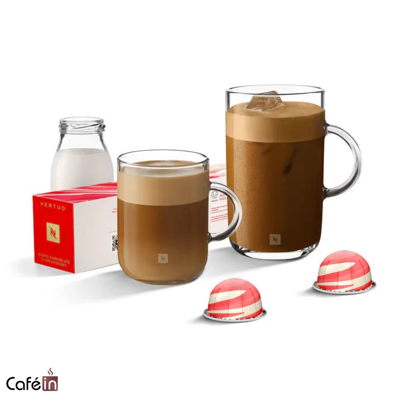 کپسول قهوه نسپرسو ورتو مدل شکلات سفید و توت فرنگی