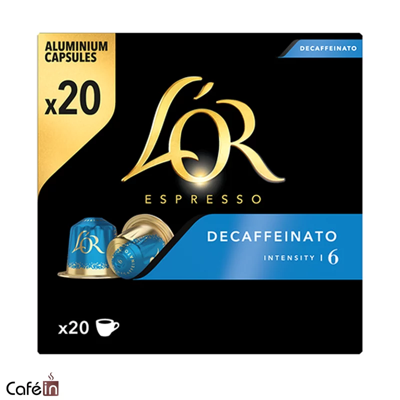 کپسول قهوه لور دیکف L’OR Decaffeinato بسته 20 عددی