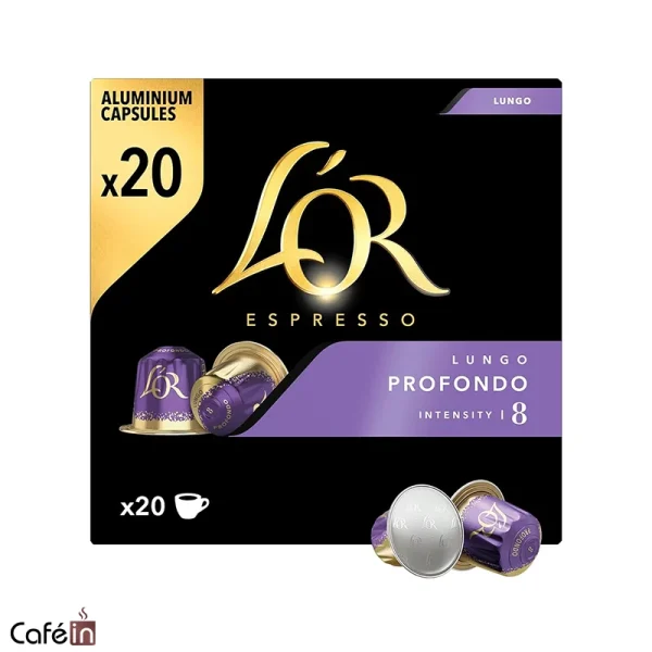 کپسول قهوه لور پروفندو L’or Profondo بسته 20 عددی